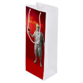 Sac Cadeau Pour Bouteille Sip Happens Wine Bag (Devant Angle)