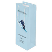 Sac Cadeau Pour Bouteille Ski (Devant Angle)