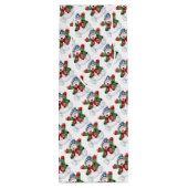 Sac Cadeau Pour Bouteille Snowman (Dos)