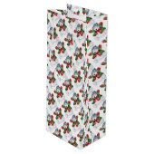 Sac Cadeau Pour Bouteille Snowman (Devant Angle)