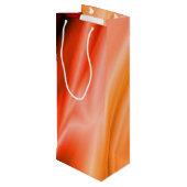Sac Cadeau Pour Bouteille Soie couchée (Dos Angle)