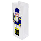 Sac Cadeau Pour Bouteille Soldats Casse-Noisette Noël (Dos Angle)