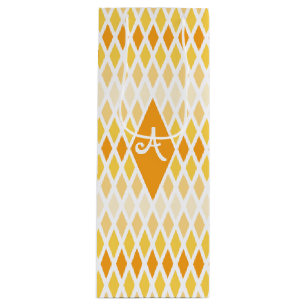 Sac Cadeau Pour Bouteille Soleil Diamond Ombre Monogramme