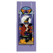 Sac Cadeau Pour Bouteille Sorcière Art nouveau (Dos)