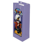 Sac Cadeau Pour Bouteille Sorcière Art nouveau (Devant Angle)