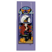 Sac Cadeau Pour Bouteille Sorcière Art nouveau (Devant)