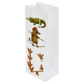 Sac Cadeau Pour Bouteille Spectacles du cirque Dingaling Bros (Dos Angle)