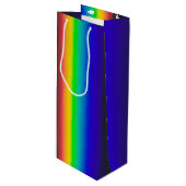 Sac Cadeau Pour Bouteille spectre solaire réel (Devant Angle)