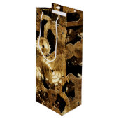 Sac Cadeau Pour Bouteille Steampunk (Devant Angle)