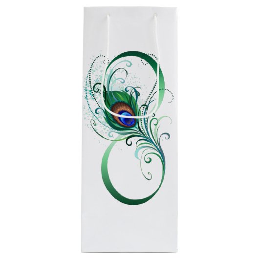 Sac Cadeau Pour Bouteille Symbole de l'Infinity (Devant)
