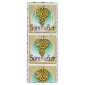 Sac Cadeau Pour Bouteille Symbole sommelier (Devant)