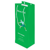 Sac Cadeau Pour Bouteille Tennis (Dos Angle)