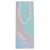 Sac Cadeau Pour Bouteille Texture arc-en-ciel Abstraite (Dos)