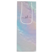 Sac Cadeau Pour Bouteille Texture arc-en-ciel Abstraite (Devant)