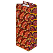 Sac Cadeau Pour Bouteille Thanksgiving Bird (Dos Angle)