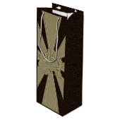 Sac Cadeau Pour Bouteille Thanksgiving Turquie sculpté - (Devant Angle)