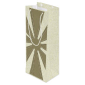 Sac Cadeau Pour Bouteille Thanksgiving Turquie sculpté - (Dos Angle)