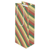 Sac Cadeau Pour Bouteille Thé vert (Devant Angle)