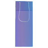 Sac Cadeau Pour Bouteille Tons bleus (Devant)