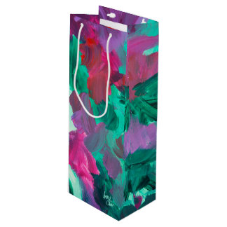Sac Cadeau Pour Bouteille Touche SPWW des tons bijoux