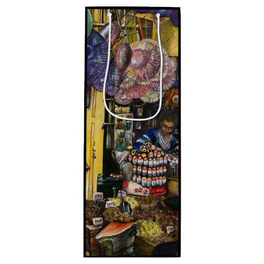 Sac Cadeau Pour Bouteille Traditions du commerce ancien, Jérusalem (Devant)