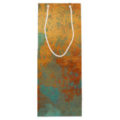 Sac Cadeau Pour Bouteille Trendy Rich Copper Patina Metallic (Dos)