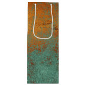 Sac Cadeau Pour Bouteille Trendy Rich Copper Patina Metallic (Devant)
