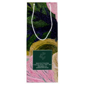 Sac Cadeau Pour Bouteille Tropical Modernism Bouquet Bag (Dos)