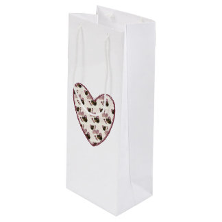 Sac Cadeau Pour Bouteille Truffle Heart