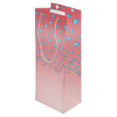 Sac Cadeau Pour Bouteille Truite de corail (Dos Angle)