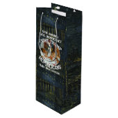 Sac Cadeau Pour Bouteille Trump (Devant Angle)