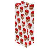 Sac Cadeau Pour Bouteille TRUMP MAGA Noël (Dos Angle)