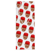 Sac Cadeau Pour Bouteille TRUMP MAGA Noël (Dos)