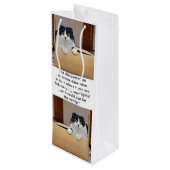 Sac Cadeau Pour Bouteille Une autre dimension (Dos Angle)