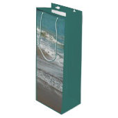 Sac Cadeau Pour Bouteille Vagues sur la plage bleu turquoise Océan (Devant Angle)