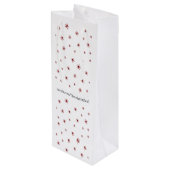 Sac Cadeau Pour Bouteille Vaisseau Avec Chat Cabernet (Dos Angle)