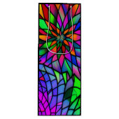 Sac Cadeau Pour Bouteille Verre de Faux (Devant)