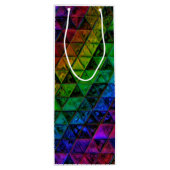 Sac Cadeau Pour Bouteille Verre de fierté (Dos)