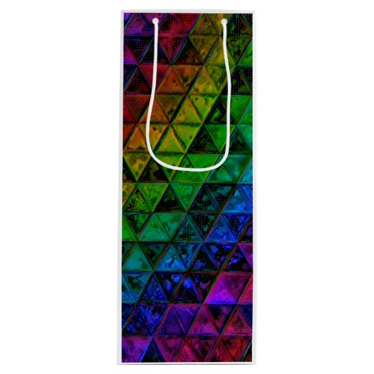 Sac Cadeau Pour Bouteille Verre de fierté (Devant)