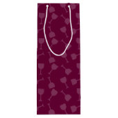 Sac Cadeau Pour Bouteille Verres de vin pompette (Dos)