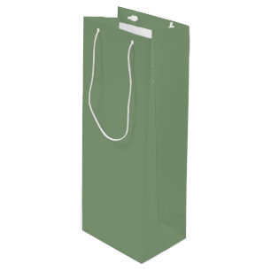 Sac Cadeau Pour Bouteille Vert moyen Solid Couleur Petit-déjeuner Salle Vert
