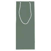 Sac Cadeau Pour Bouteille Vert profond (Dos)