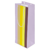 Sac Cadeau Pour Bouteille Verticale triée (Dos Angle)
