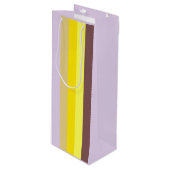 Sac Cadeau Pour Bouteille Verticale triée (Devant Angle)
