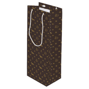 Sac Cadeau Pour Bouteille Vêtement de luxe de chien de teckel de Louis