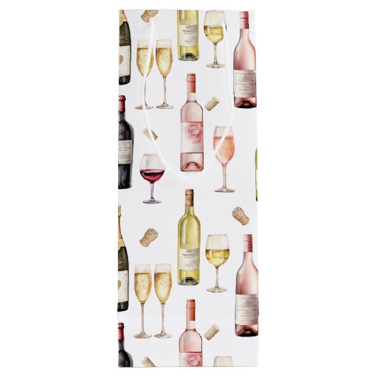 Sac Cadeau Pour Bouteille Vin (Dos)