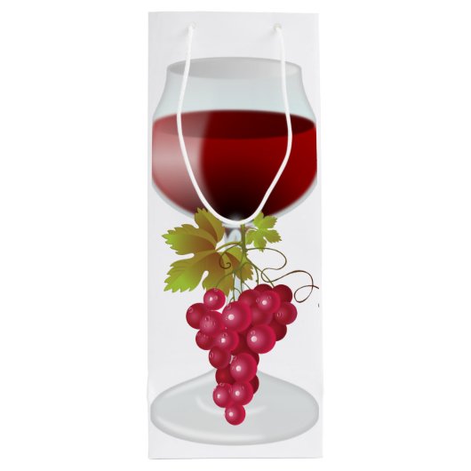Sac Cadeau Pour Bouteille Vin (Dos)