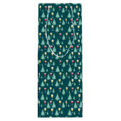 Sac Cadeau Pour Bouteille Vin de Noël (Dos)