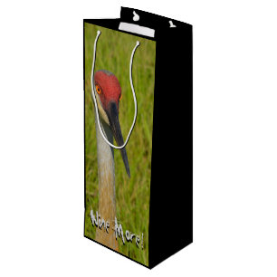 Sac Cadeau Pour Bouteille Vins Plus Whine Moins Drôle Grue Sand Hill