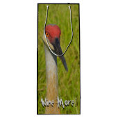 Sac Cadeau Pour Bouteille Vins Plus Whine Moins Drôle Grue Sand Hill (Dos)